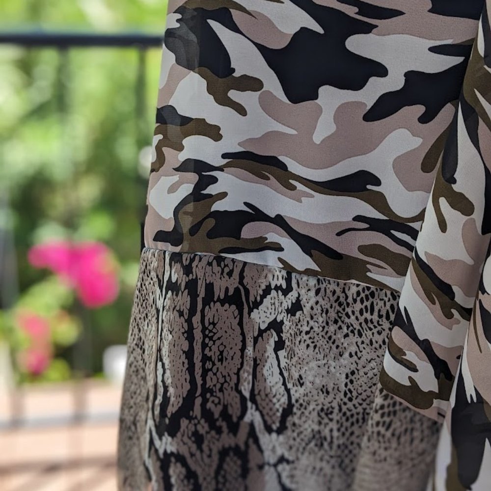 Multi Functional Shear Wrap Camo Plaid, Snake. - image 6